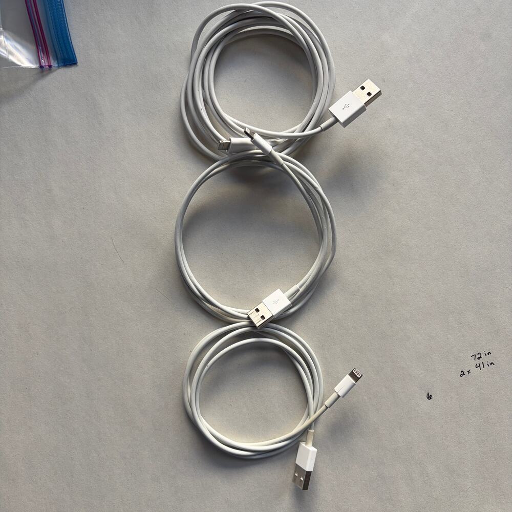 iPhone 12 Accessory Bundle Charging Lightning Cords Screen Protector Headphones - Picture 8 of 8